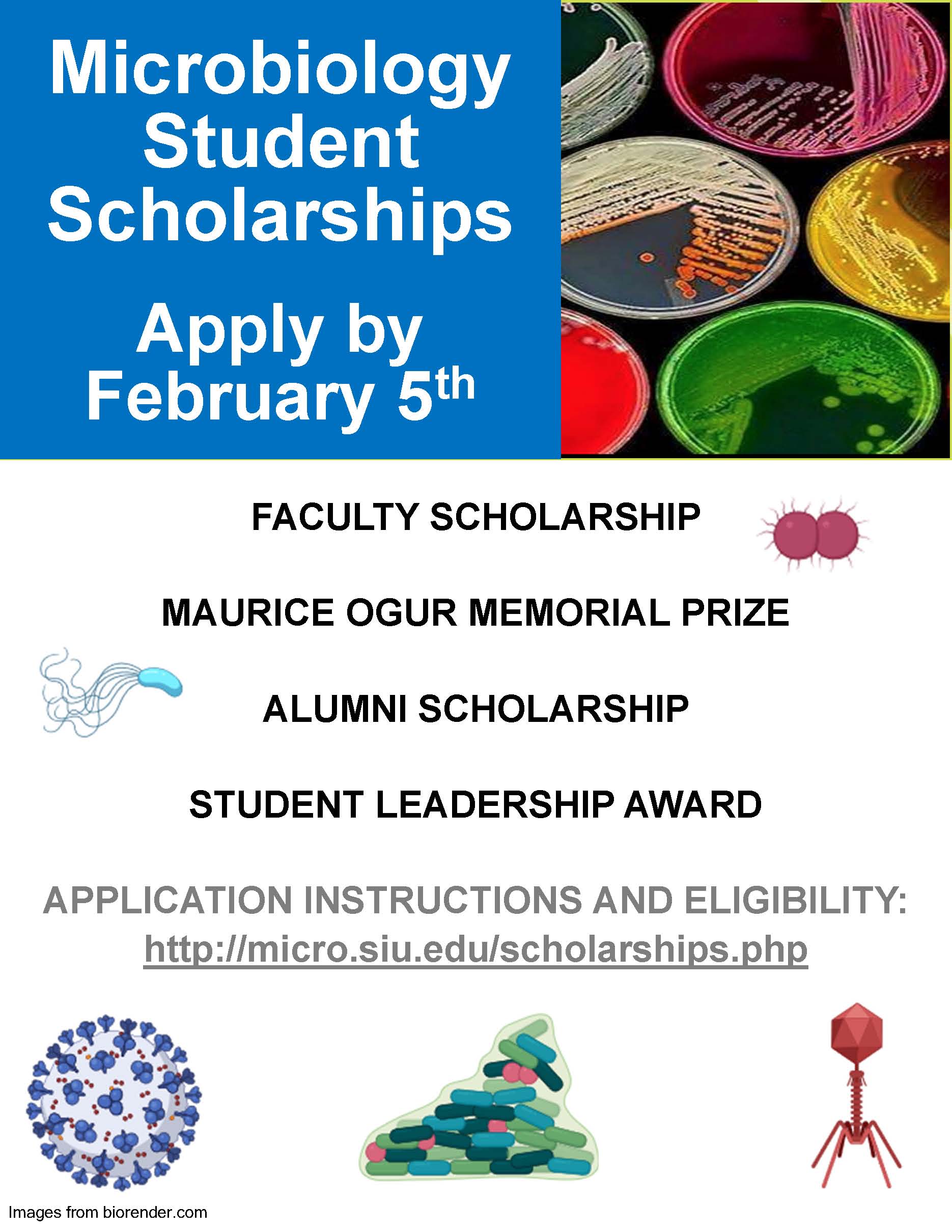 2024 Microbiology Scholarships